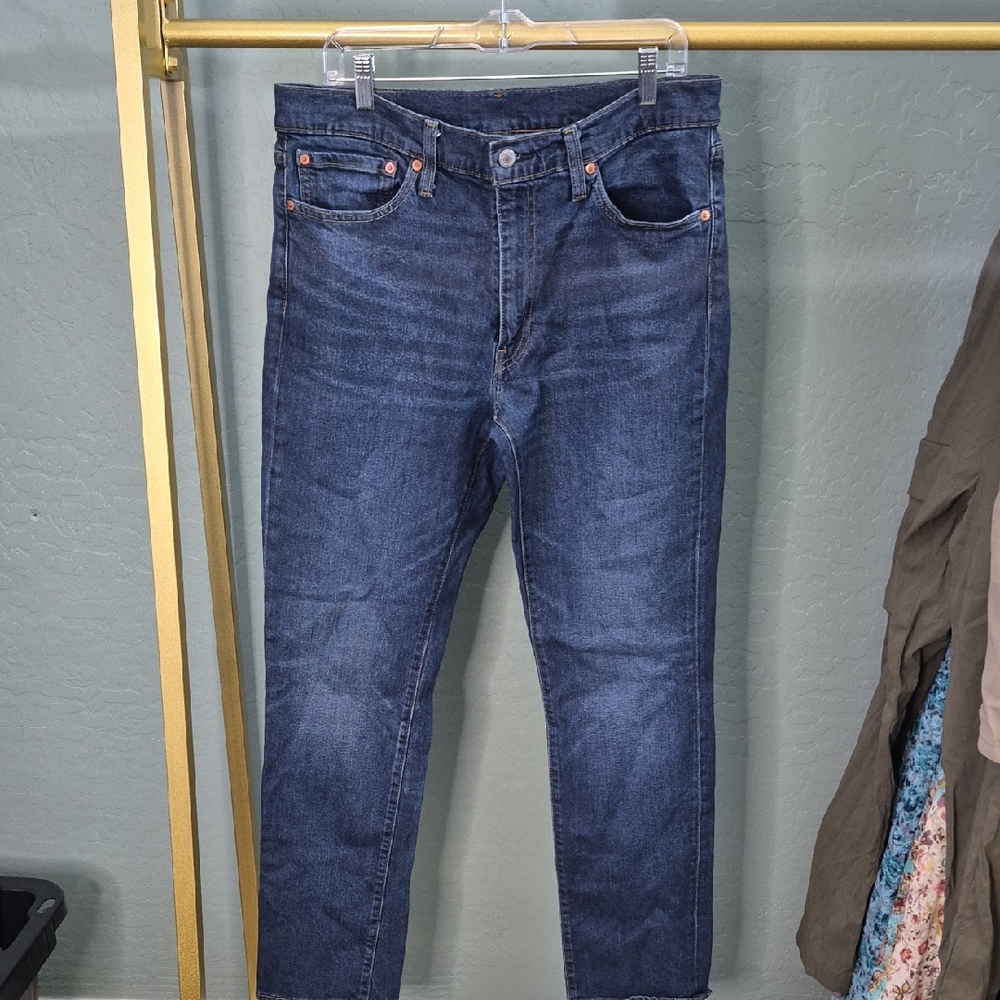 Levi's Dark Blue Slim Straight Jeans